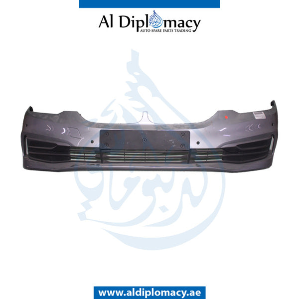 Front Bumper, WITH SENSOR Hole, COMPLETE for BMW 5 Series G30 (2016-2020) models, Part Number UN-51117427440-CO